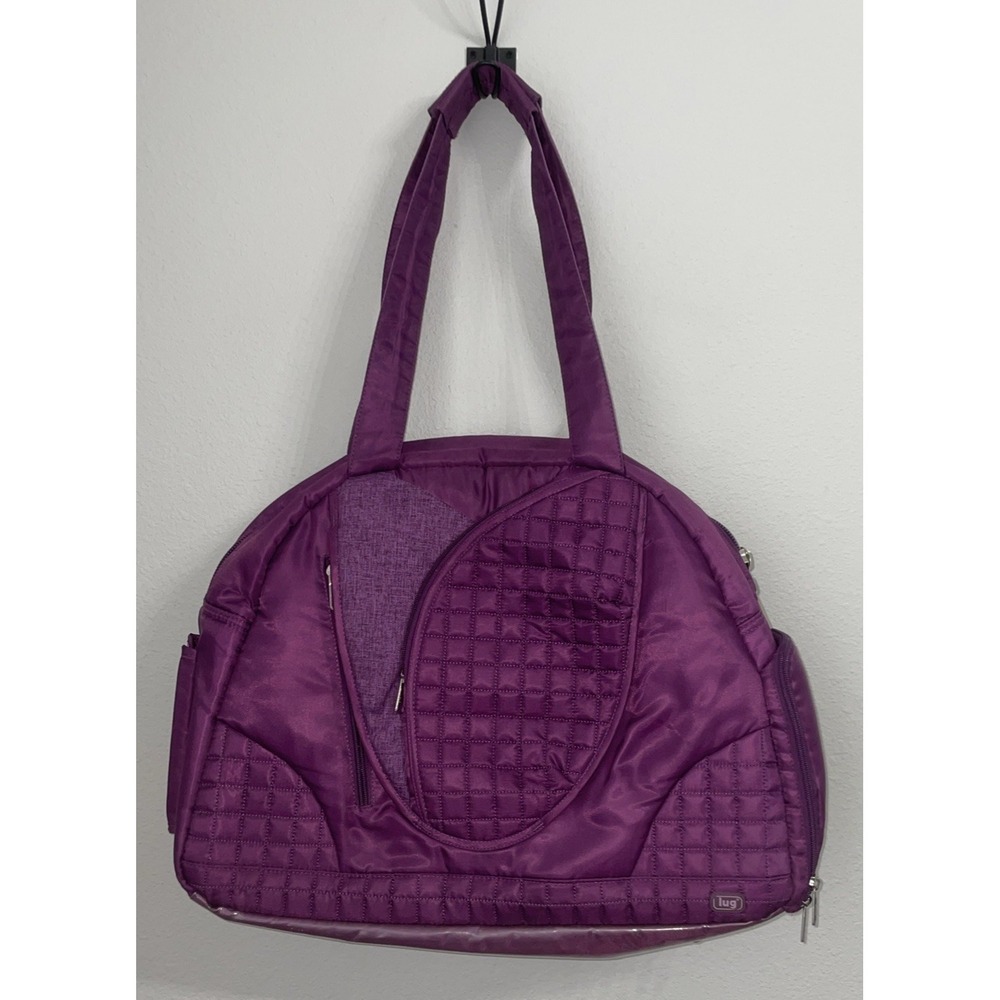 Lug Cartwheel fitness overnight weekender tote bag- purple‎